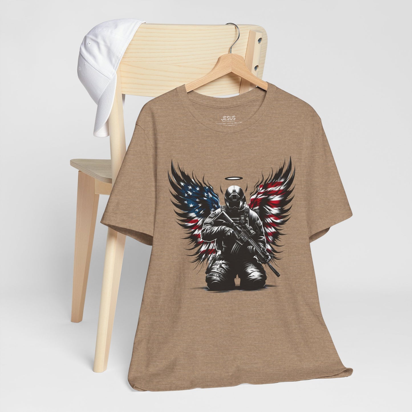 Patriotic Soldier with HaloT-shirt