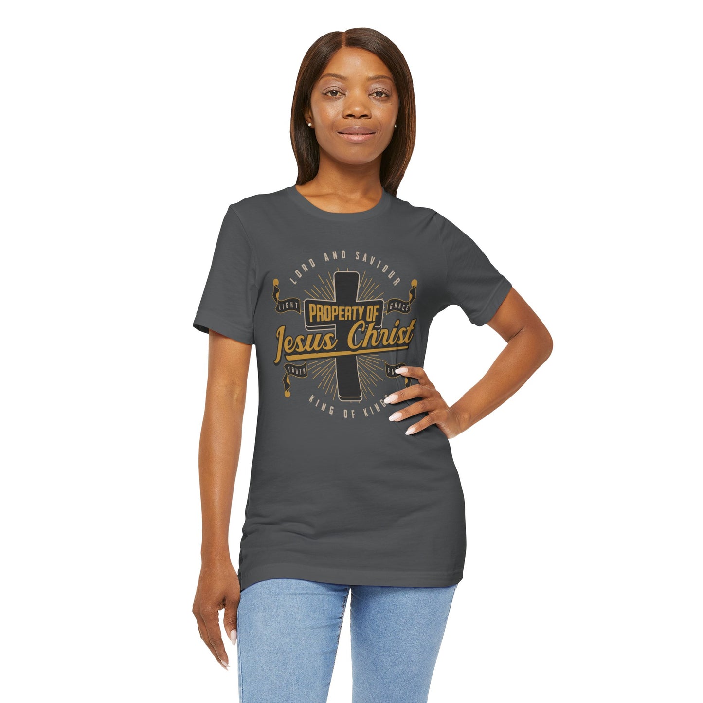 Christian Unisex Tee - Property of Jesus Christ Shirt