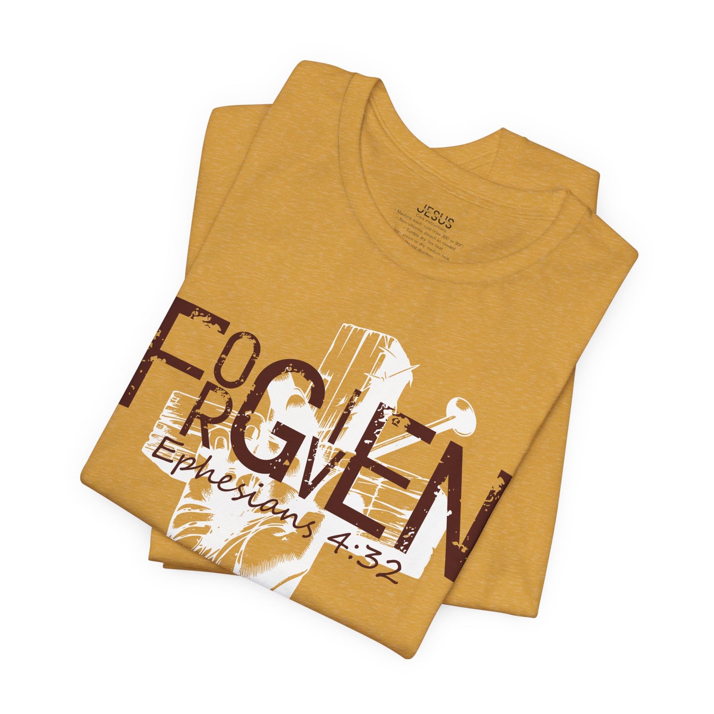 Forgiven Unisex Tee, Christian Shirt, Religious Gift, Faith Apparel, Men's Women's Tshirt