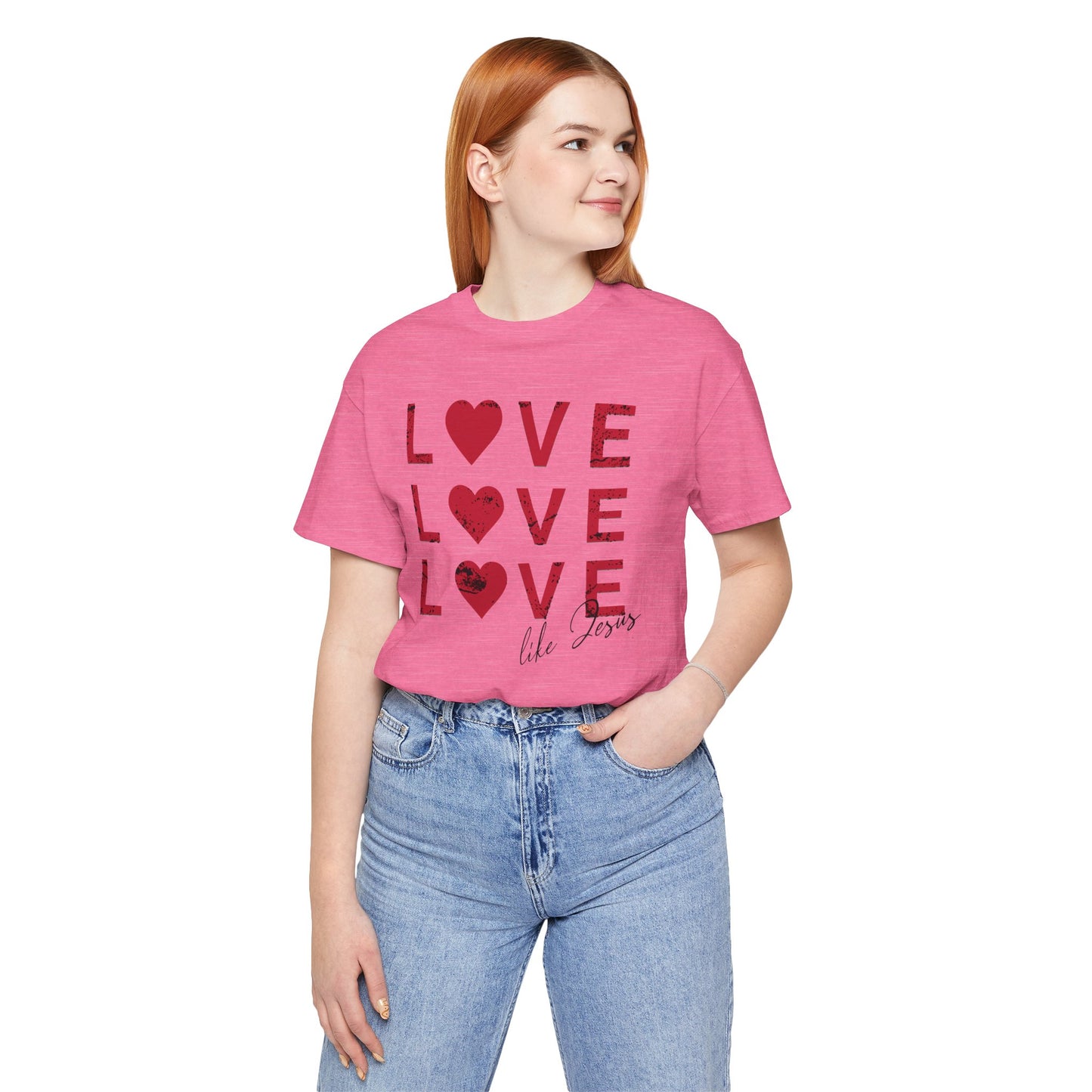 Love Like Jesus T-Shirt, Faith-Based Apparel, Christian Clothing, Inspirational Tee, Gift for Believers