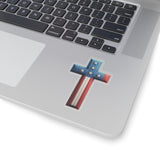 Sticker- USA Cross Design