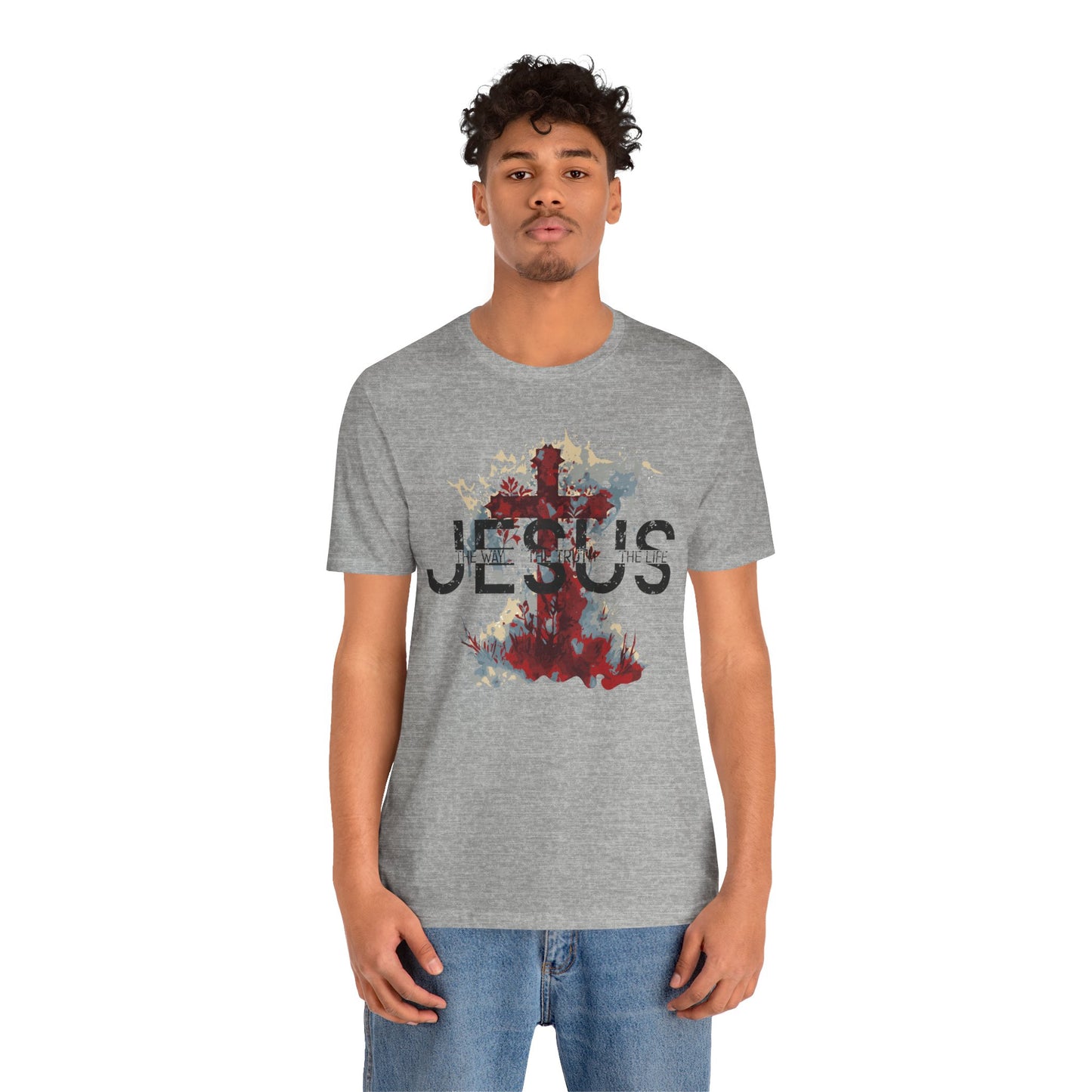 Divine Inspiration: The Way, The Truth, The Life Tee, Jesus Shirt, Religious Graphic Tee, Faith Apparel