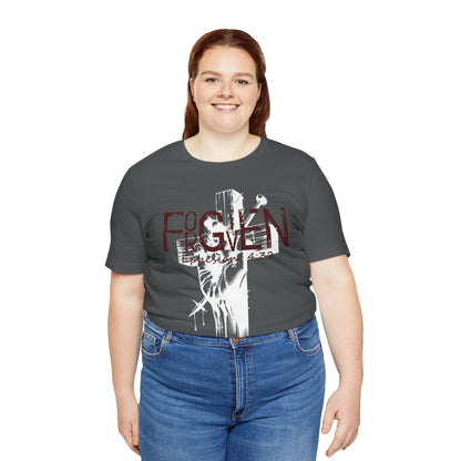 Forgiven Unisex Tee, Christian Shirt, Religious Gift, Faith Apparel, Men's Women's Tshirt