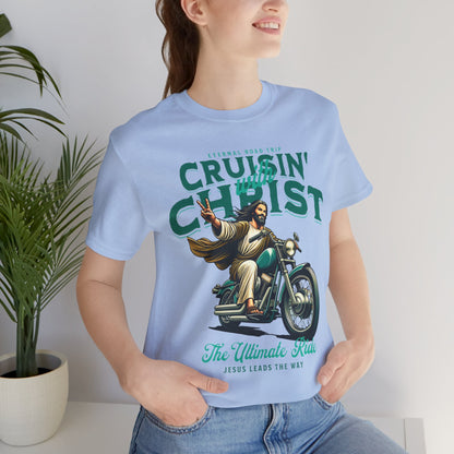 Christian Unisex Tee - Cruisin' with Christ Design