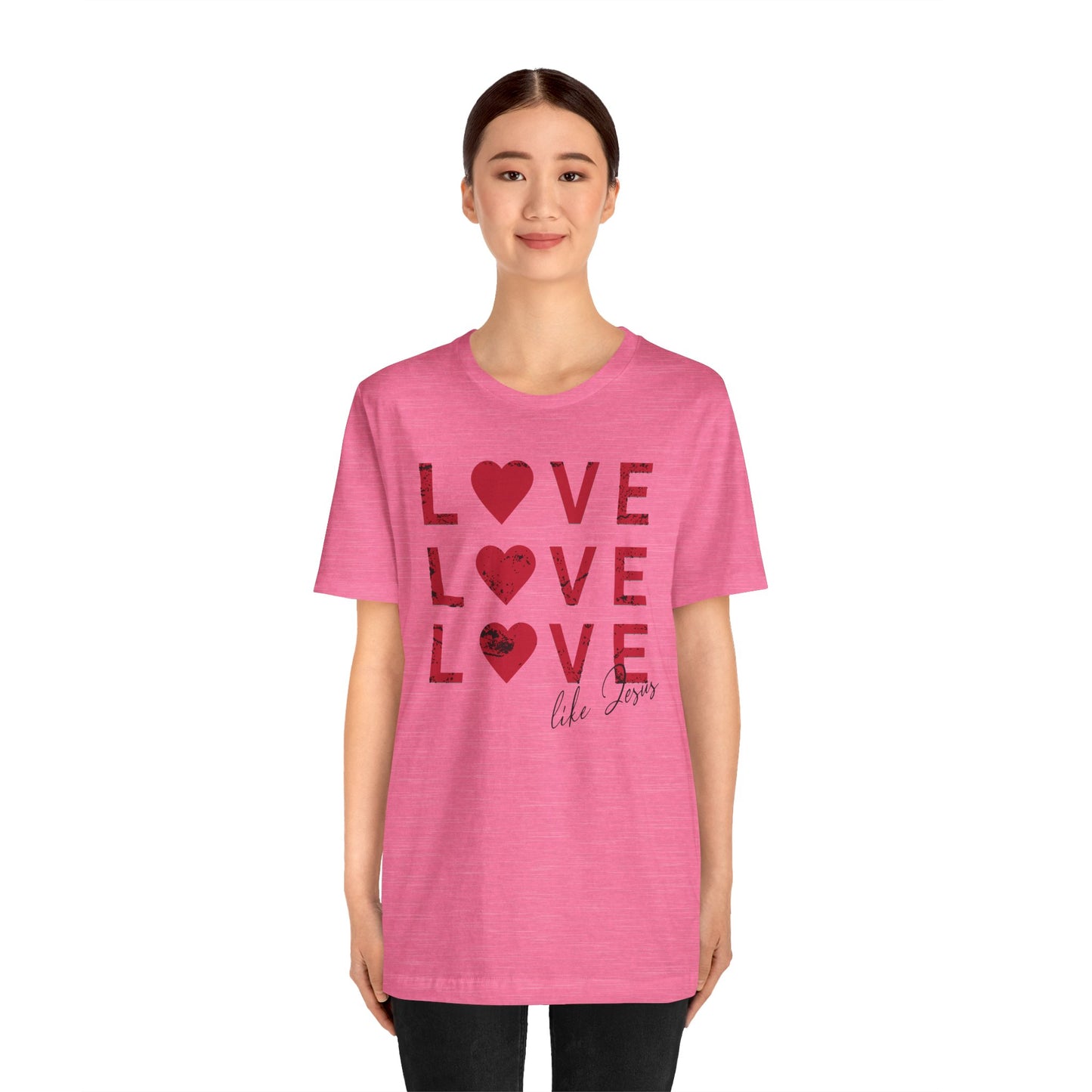 Love Like Jesus T-Shirt, Faith-Based Apparel, Christian Clothing, Inspirational Tee, Gift for Believers