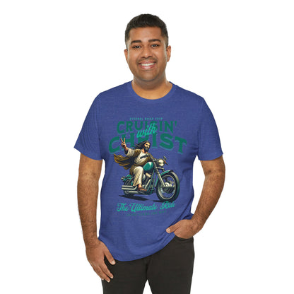 Christian Unisex Tee - Cruisin' with Christ Design