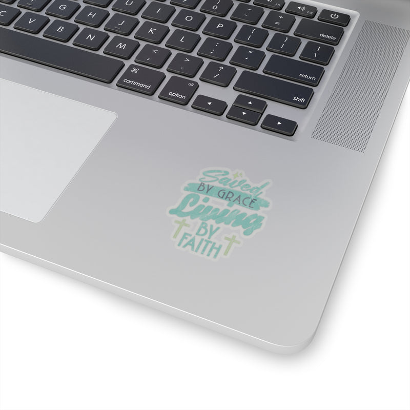 Sticker Set: Saved By Grace Living By Faith