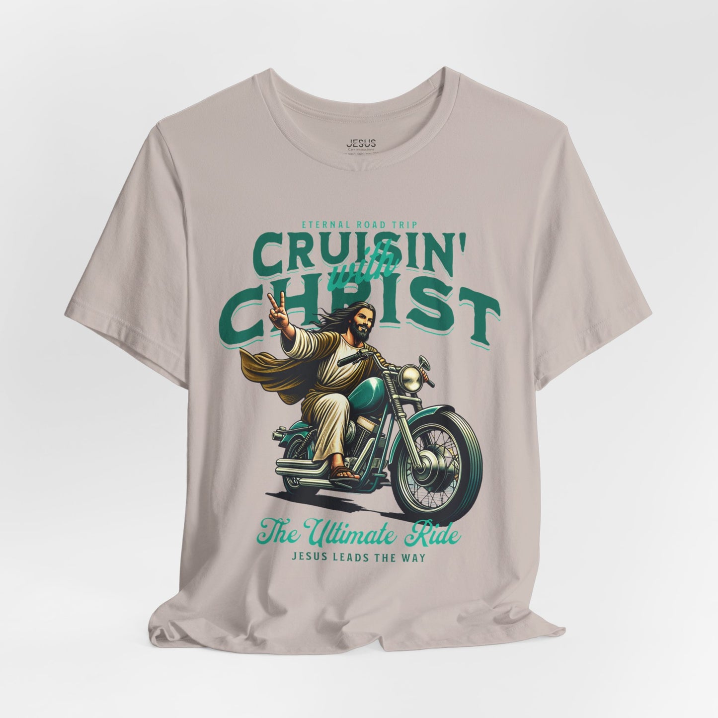 Christian Unisex Tee - Cruisin' with Christ Design