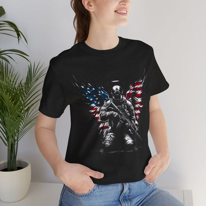 Patriotic Soldier with HaloT-shirt