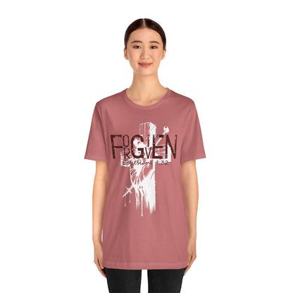 Forgiven Unisex Tee, Christian Shirt, Religious Gift, Faith Apparel, Men's Women's Tshirt