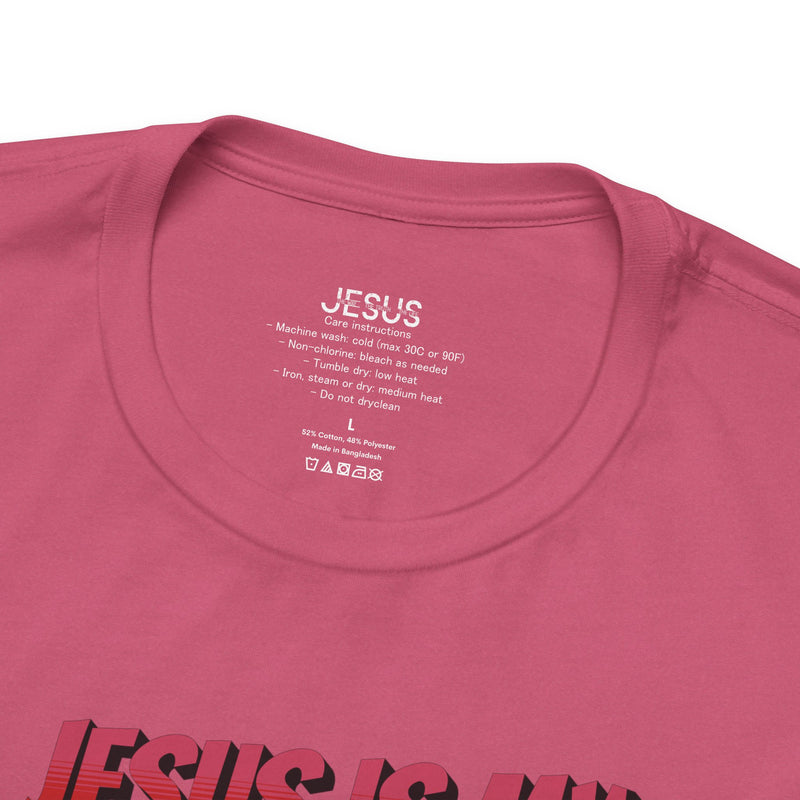 Jesus is my Valentine Great Gift for Him or Her Jersey Short Sleeve Tee, Love Tee, Romantic Shirt, Couples Shirt