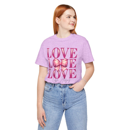 Love Like Jesus Tee, Cute Christian Shirt, Inspirational Tee, Gift for Her, Faith-Based Fashion, Summer Outfit