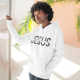 Religious Christian Three-Panel Fleece Hoodie, Bible Quote Sweatshirt, Christian Apparel, Religious Gift, Jesus Hoodie, Christian Clothing