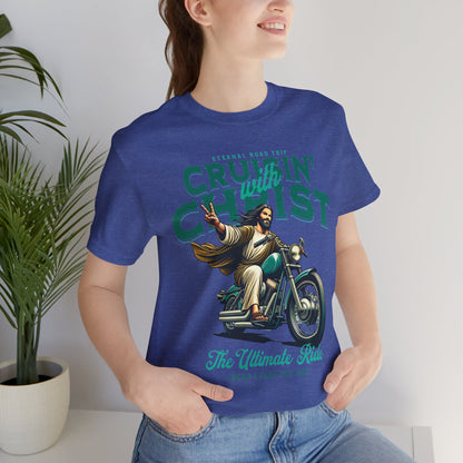 Christian Unisex Tee - Cruisin' with Christ Design