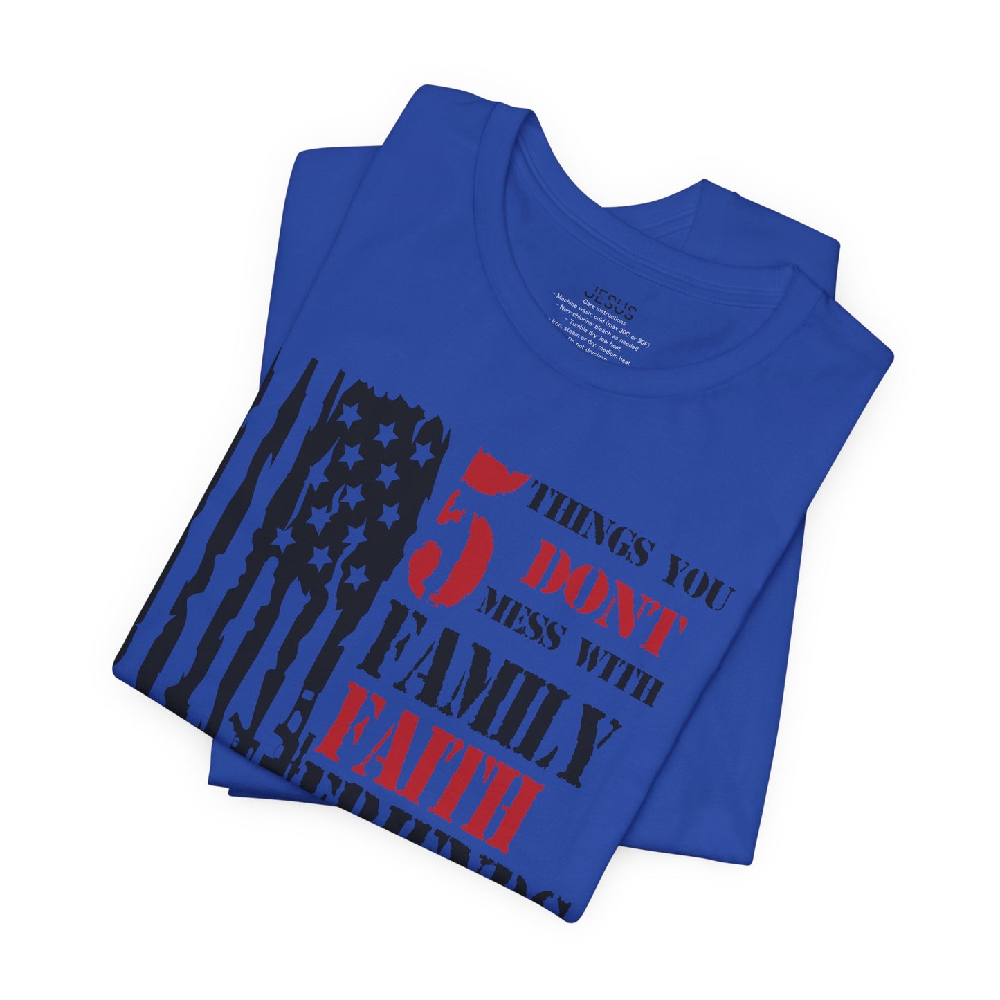 Patriotic Tee Shirt, USA Flag Faith Family Friends Graphic Unisex Jersey, Patriotic Shirt, American Apparel, Patriotic Clothing, Patriotic