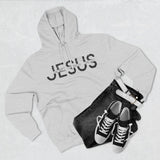 Religious Christian Three-Panel Fleece Hoodie, Bible Quote Sweatshirt, Christian Apparel, Religious Gift, Jesus Hoodie, Christian Clothing