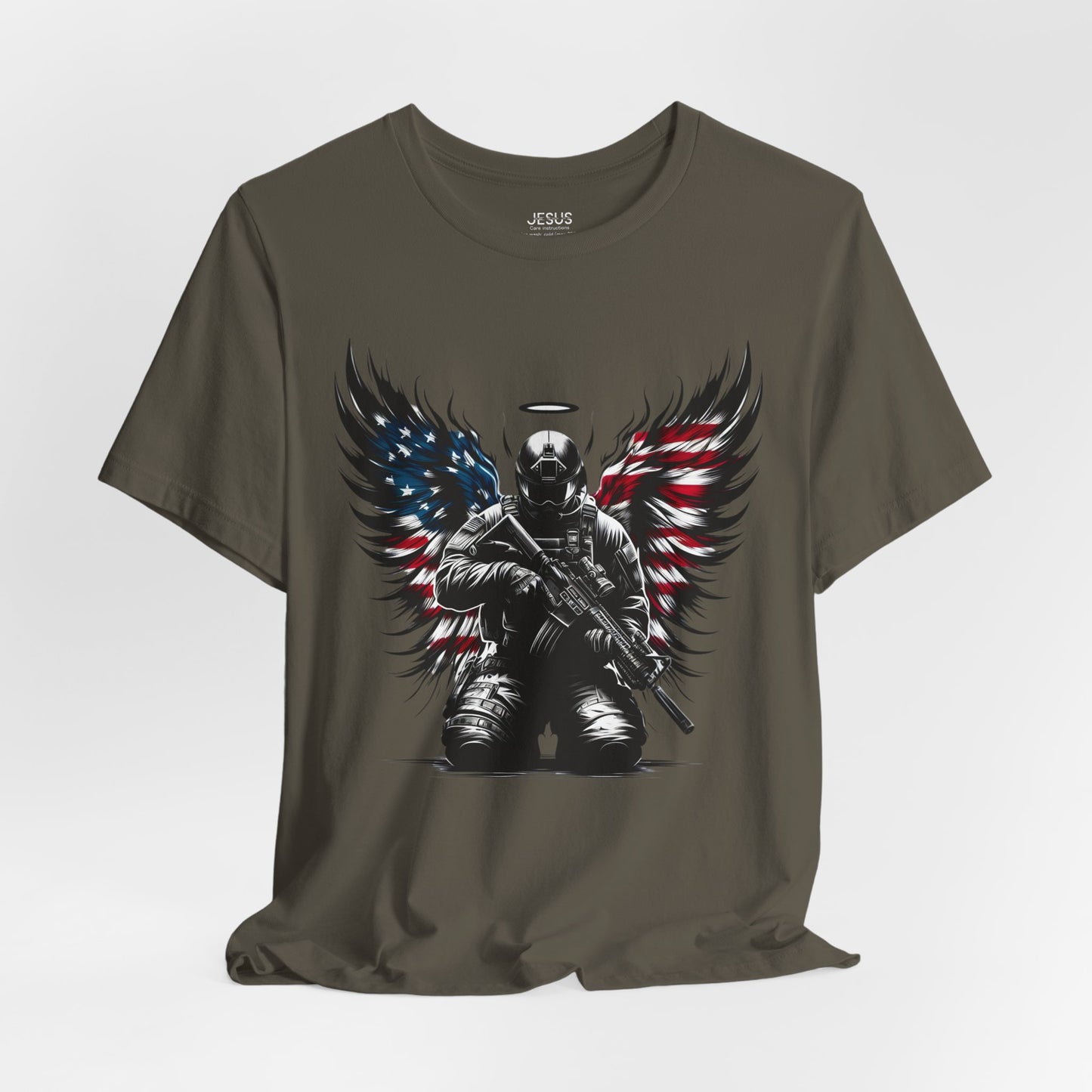 Patriotic Soldier with HaloT-shirt