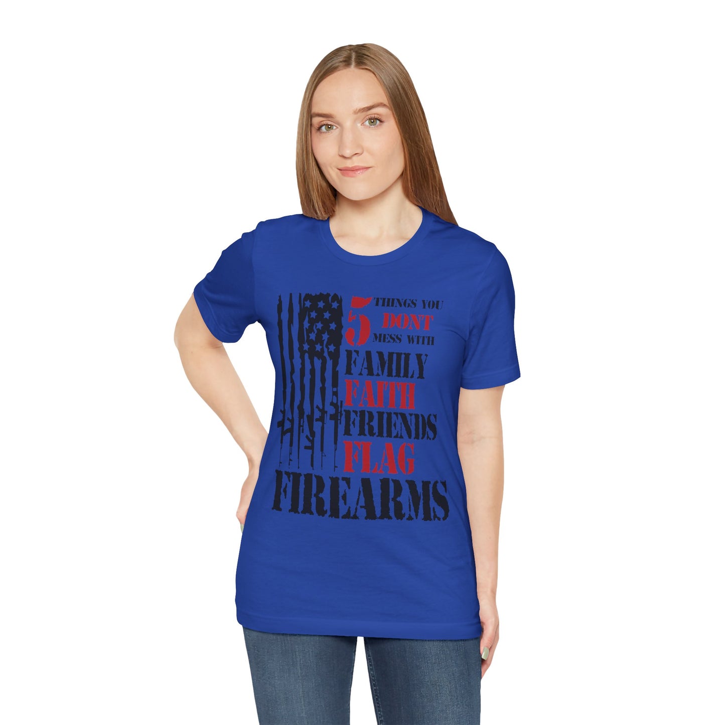 Patriotic Tee Shirt, USA Flag Faith Family Friends Graphic Unisex Jersey, Patriotic Shirt, American Apparel, Patriotic Clothing, Patriotic