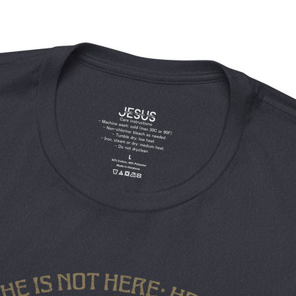 Christian Easter Tee, Religious Resurrection Shirt, He Has Risen, Unisex T-shirt, Inspirational Apparel, Biblical Quote Top