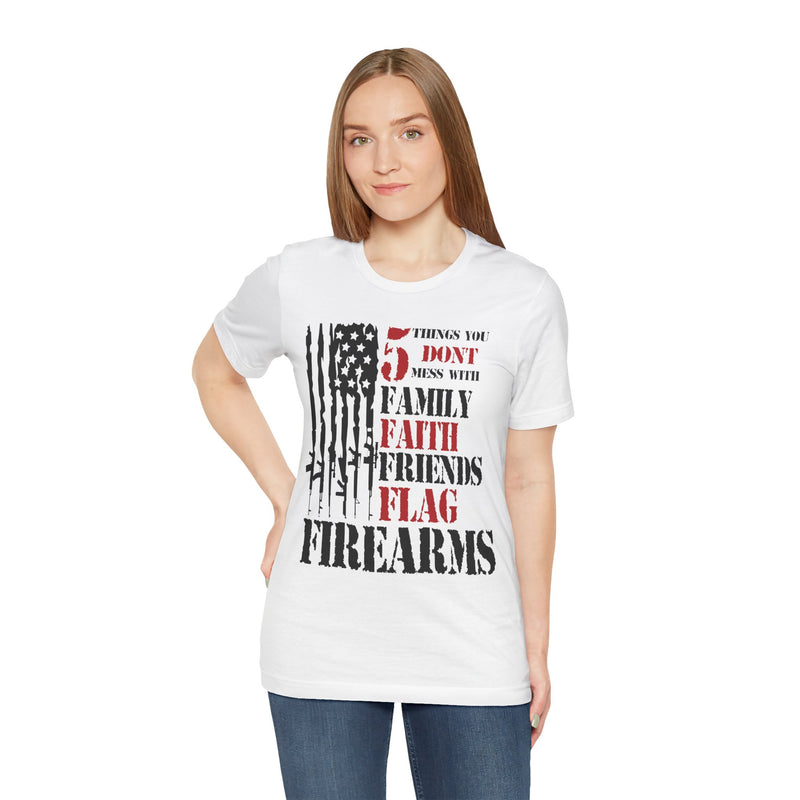 Patriotic Tee Shirt, USA Flag Faith Family Friends Graphic Unisex Jersey, Patriotic Shirt, American Apparel, Patriotic Clothing, Patriotic