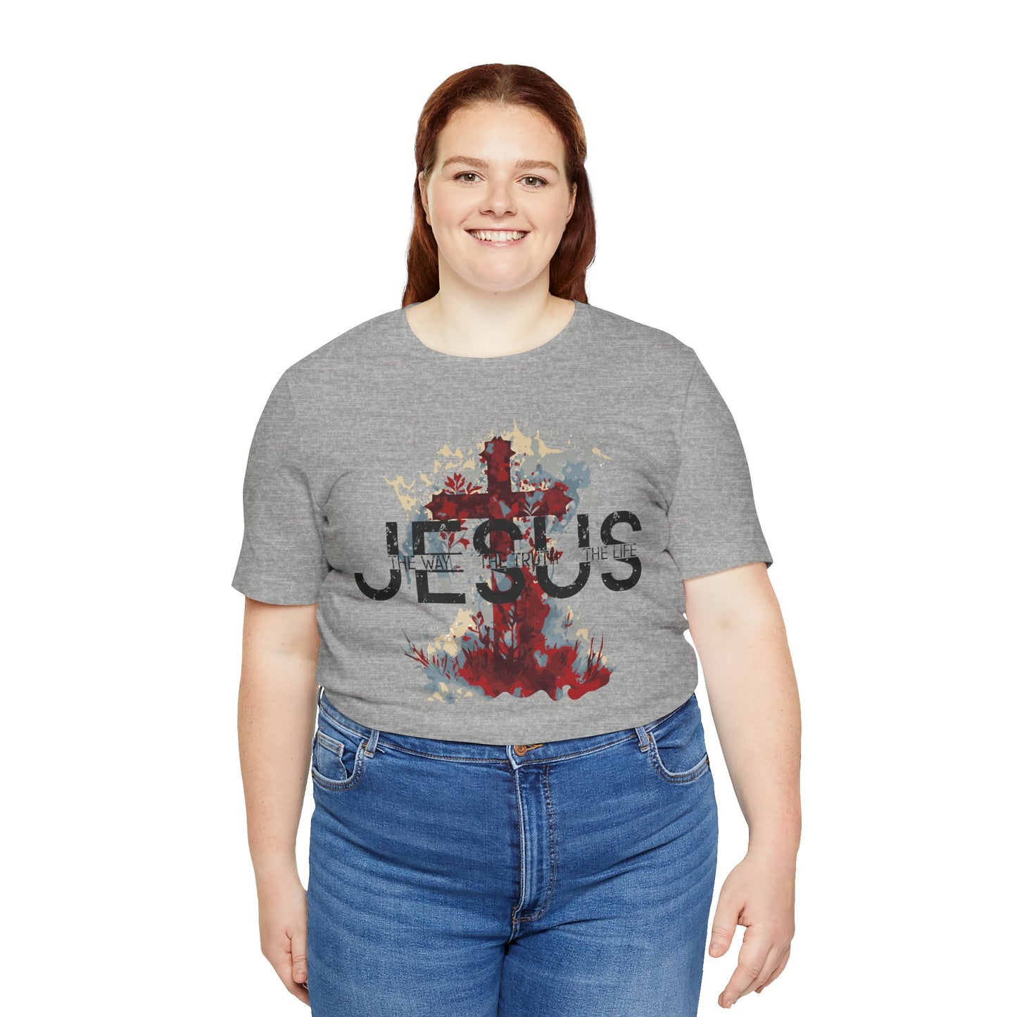 Divine Inspiration: The Way, The Truth, The Life Tee, Jesus Shirt, Religious Graphic Tee, Faith Apparel