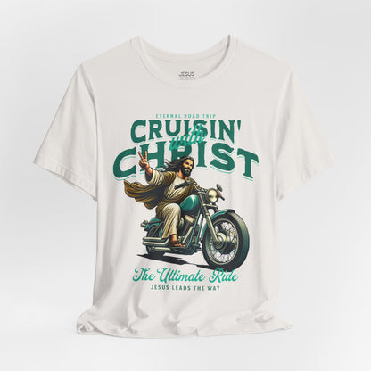 Christian Unisex Tee - Cruisin' with Christ Design