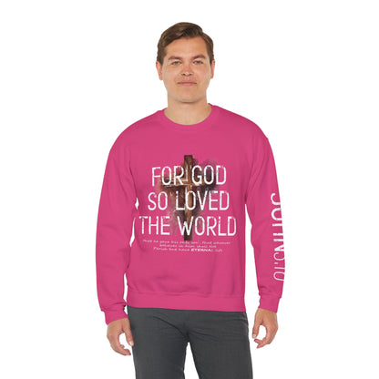 Heavenly Threads - Bible Verse Unisex Sweatshirt, Christian Apparel, Inspirational Jumper, Faith Crewneck, Religious Gift for Him or Her