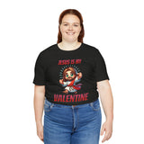 Jesus is my Valentine Great Gift for Him or Her Jersey Short Sleeve Tee, Love Tee, Romantic Shirt, Couples Shirt