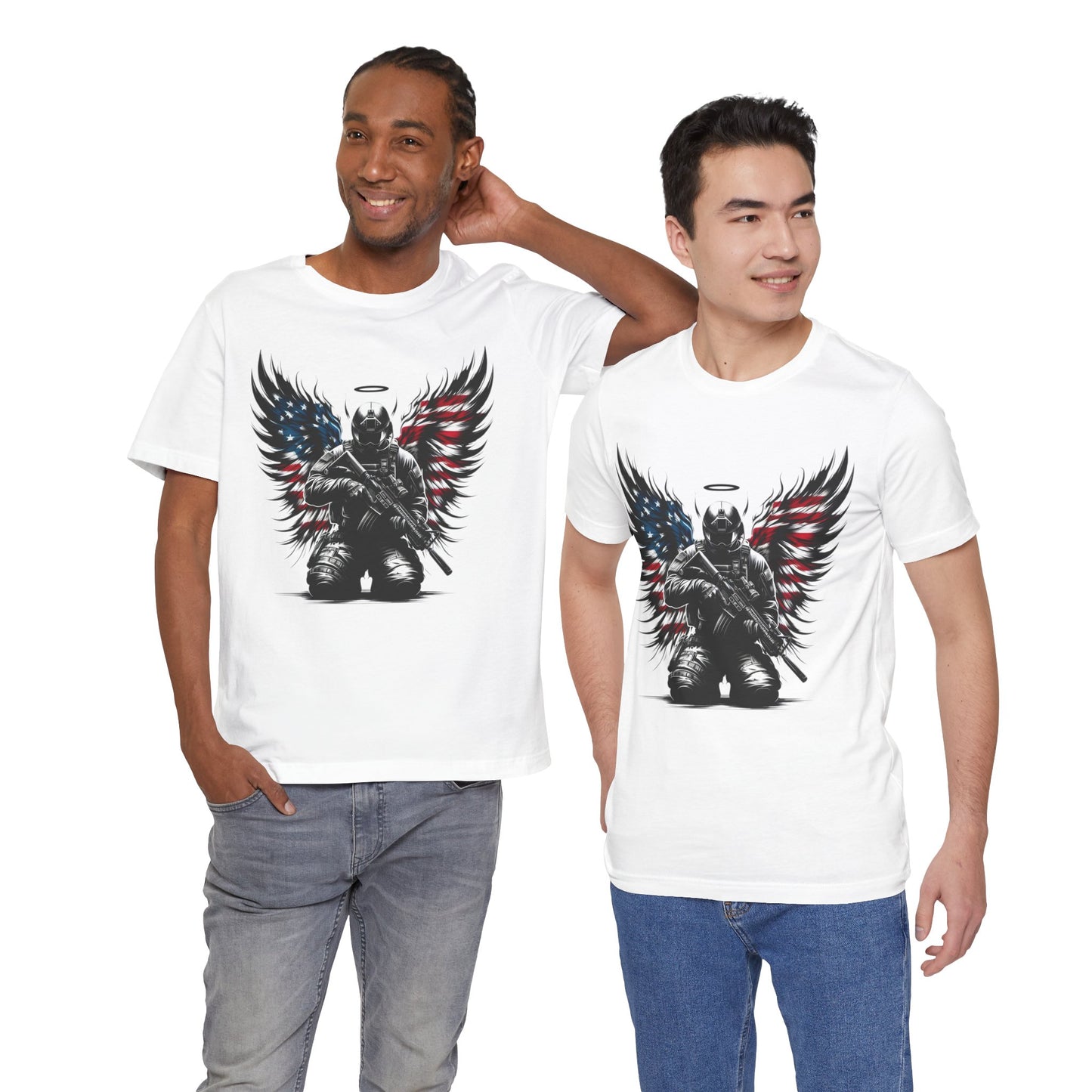 Patriotic Soldier with HaloT-shirt