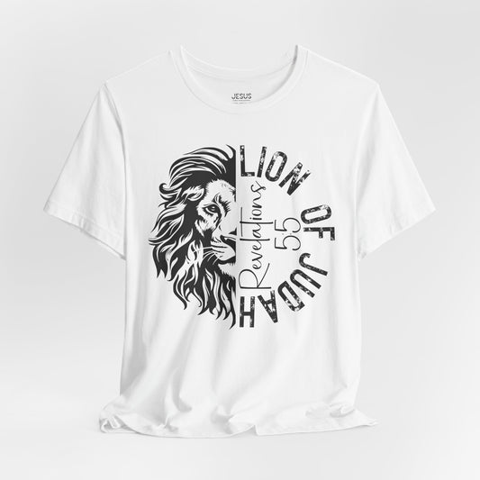 Hebraic Messianic Tee - Yeshua Lion Design, Christian Clothing for Men and Women Biblical Christian Gift, Religious Graphic Shirt