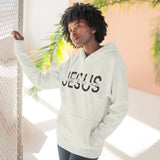 Religious Christian Three-Panel Fleece Hoodie, Bible Quote Sweatshirt, Christian Apparel, Religious Gift, Jesus Hoodie, Christian Clothing