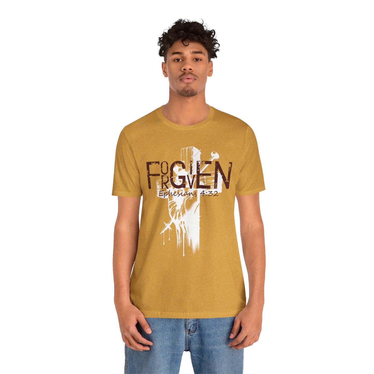 Forgiven Unisex Tee, Christian Shirt, Religious Gift, Faith Apparel, Men's Women's Tshirt