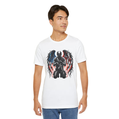 Patriotic Soldier with Angel Tee